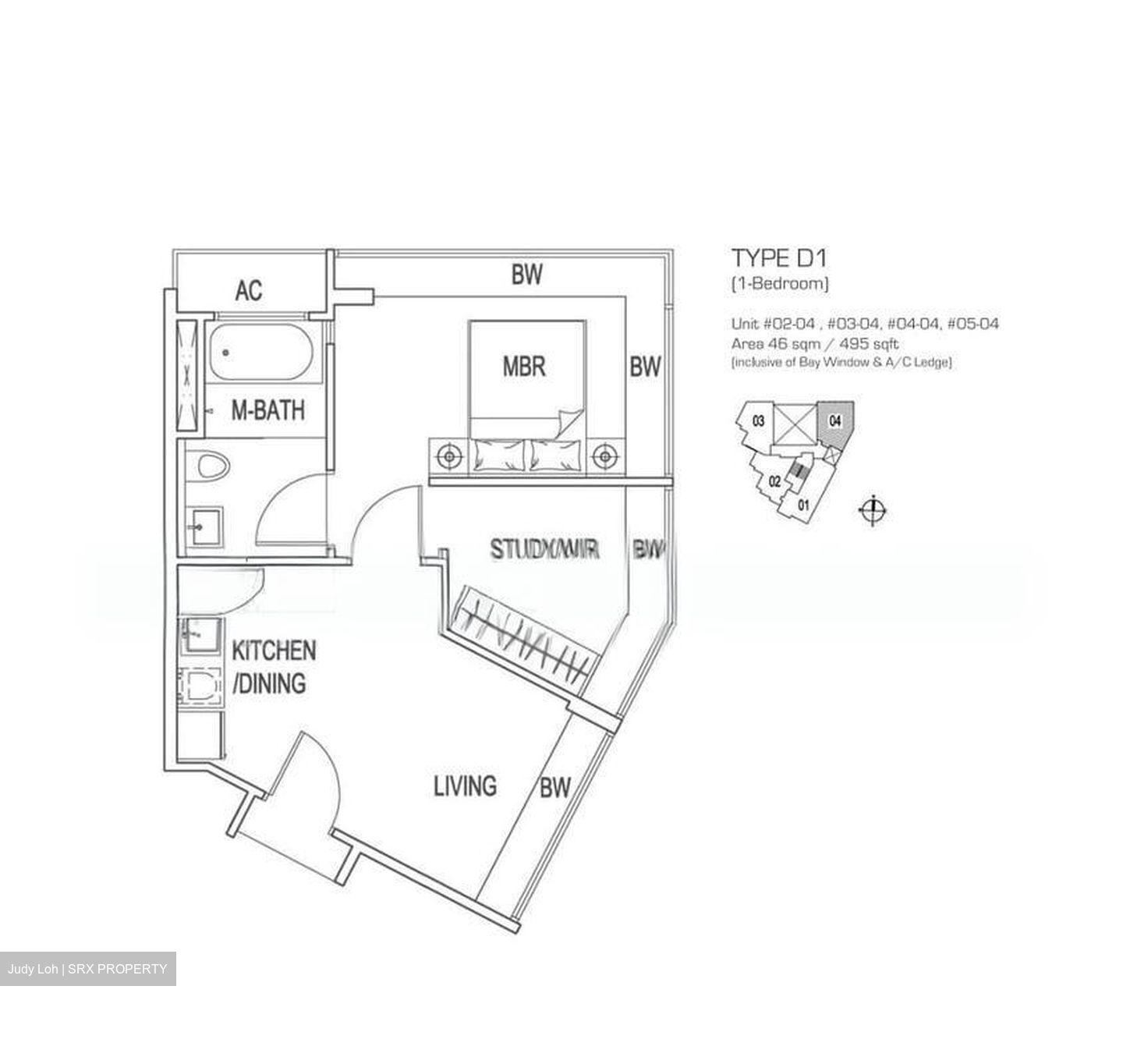 Fifty-Two Stevens (D10), Apartment #519851671